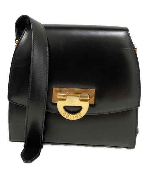 CELINE（セリーヌ）CELINE (セリーヌ) ホースビットショルダーバッグ ブラックの古着・服飾アイテム