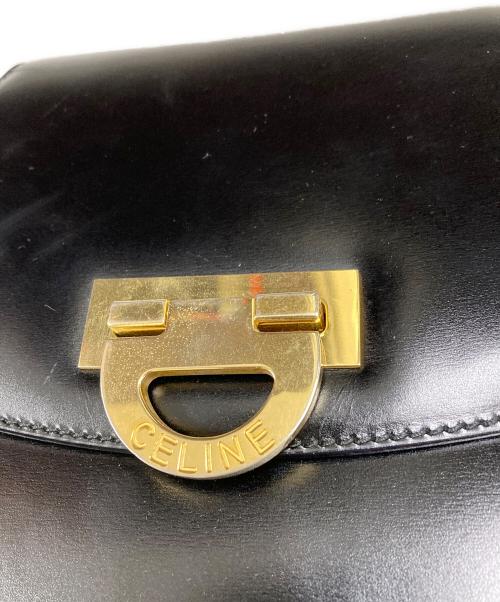CELINE（セリーヌ）CELINE (セリーヌ) ホースビットショルダーバッグ ブラックの古着・服飾アイテム