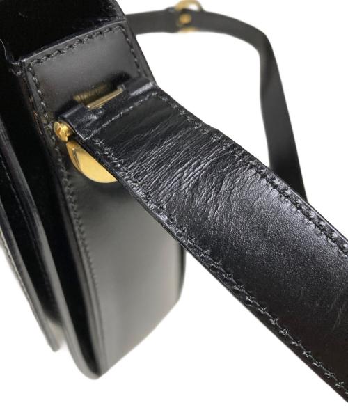 CELINE（セリーヌ）CELINE (セリーヌ) ホースビットショルダーバッグ ブラックの古着・服飾アイテム