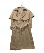 Spick and Span Nobleスッピックアンドスパン ノーブル）の古着「ケープ2WAYドレスコート/23020240103030」｜ベージュ