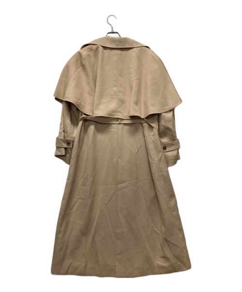 Spick and Span Noble（スピックアンドスパンノーブル）Spick and Span Noble (スピックアンドスパンノーブル) ケープ2WAYドレスコート ベージュ サイズ:38の古着・服飾アイテム
