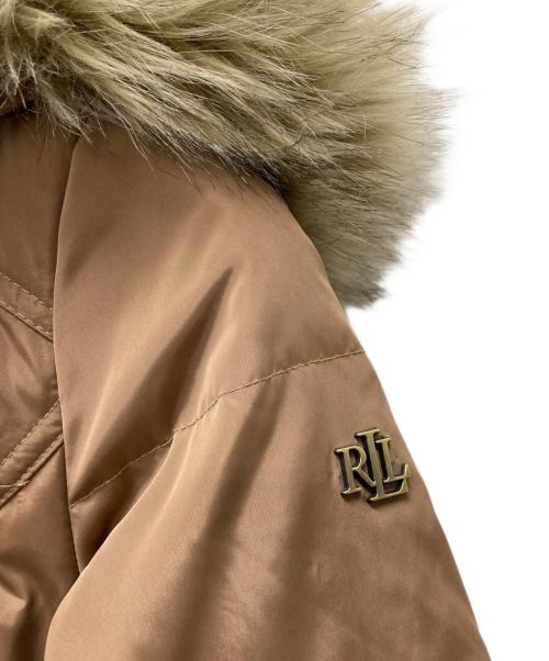 LAUREN RALPH LAUREN（ローレンラルフローレン）LAUREN RALPH LAUREN (ローレンラルフローレン) ダウンコート ベージュ サイズ:XXSの古着・服飾アイテム