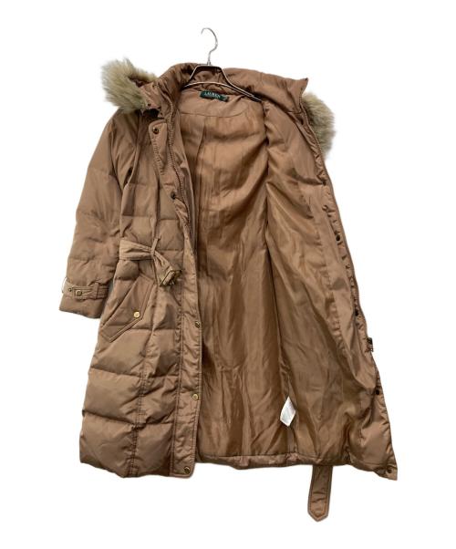 LAUREN RALPH LAUREN（ローレンラルフローレン）LAUREN RALPH LAUREN (ローレンラルフローレン) ダウンコート ベージュ サイズ:XXSの古着・服飾アイテム