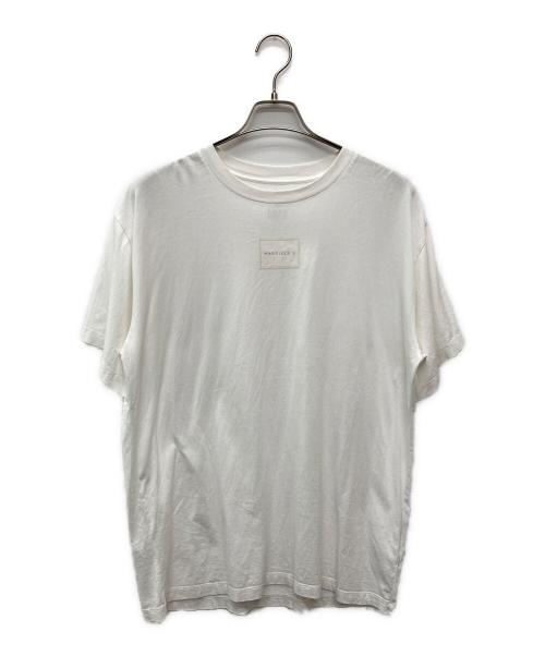 MM6 Maison Margiela（エムエムシックスメゾンマルジェラ）MM6 Maison Margiela (エムエムシックスメゾンマルジェラ) ロゴプリントTシャツ/S62GD0111 ホワイト サイズ:Ｓの古着・服飾アイテム