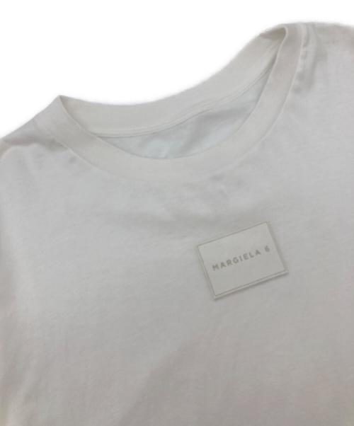 MM6 Maison Margiela（エムエムシックスメゾンマルジェラ）MM6 Maison Margiela (エムエムシックスメゾンマルジェラ) ロゴプリントTシャツ/S62GD0111 ホワイト サイズ:Ｓの古着・服飾アイテム