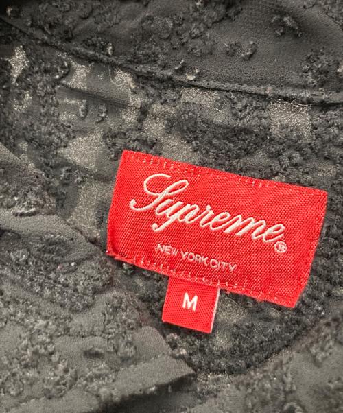SUPREME（シュプリーム）Supreme (シュプリーム) 22SS Chainstitch Chiffon S/S Shirt ブラック サイズ:Mの古着・服飾アイテム