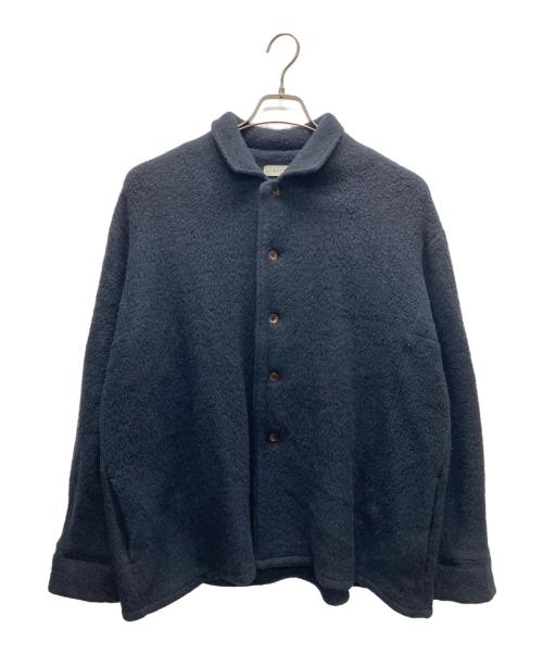 seya.（セヤ）seya. (セヤ) ウールフリース オーバージャケット ネイビー サイズ:Mの古着・服飾アイテム