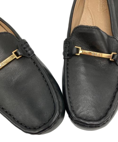 LAUREN RALPH LAUREN（ローレンラルフローレン）LAUREN RALPH LAUREN (ローレンラルフローレン) ドライビングシューズ ブラック サイズ:US7の古着・服飾アイテム