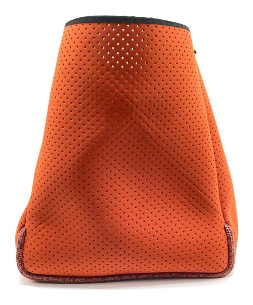 STATE OF ESCAPE（ステイトオブエスケープ）STATE OF ESCAPE (ステイトオブエスケープ) フライングソロトートバッグ オレンジの古着・服飾アイテム