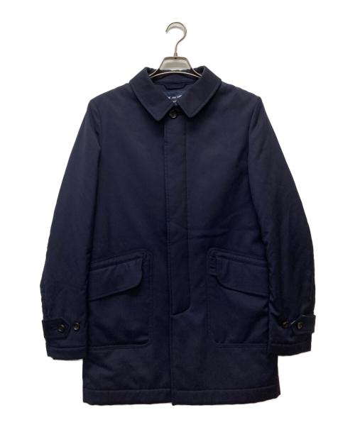 COMME des GARCONS HOMME（コムデギャルソン オム）COMME des GARCONS HOMME (コムデギャルソン オム) ウール中綿ステンカラーコート ネイビー サイズ:Ｓの古着・服飾アイテム