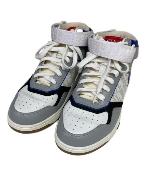 Dior（ディオール）Dior (ディオール) B27 HIGH TOP SNEAKERS グレー サイズ:24の古着・服飾アイテム