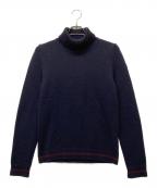 Maison Margielaメゾンマルジェラ）の古着「ハイネックニット」｜ネイビー