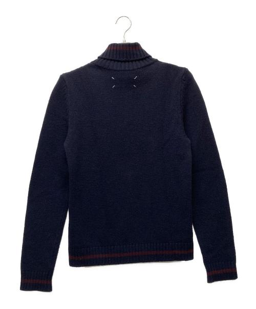 Maison Margiela（メゾンマルジェラ）Maison Margiela (メゾンマルジェラ) ハイネックニット ネイビー サイズ:Ｓの古着・服飾アイテム