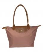 LONGCHAMPロンシャン）の古着「エッフェル塔刺繍プリアージュ」｜ピンク