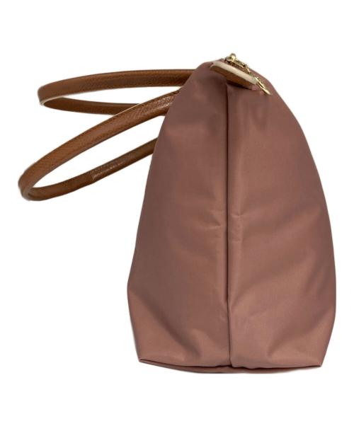 LONGCHAMP（ロンシャン）LONGCHAMP (ロンシャン) エッフェル塔刺繍プリアージュ ピンクの古着・服飾アイテム