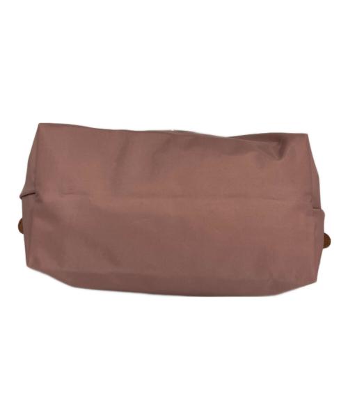 LONGCHAMP（ロンシャン）LONGCHAMP (ロンシャン) エッフェル塔刺繍プリアージュ ピンクの古着・服飾アイテム