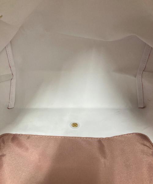 LONGCHAMP（ロンシャン）LONGCHAMP (ロンシャン) エッフェル塔刺繍プリアージュ ピンクの古着・服飾アイテム