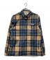 KITH（キス）の古着「Check Plaid Ginza Voyage チェックシャツジャケット」｜ブルー
