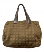 CHANELシャネル）の古着「トラベルラインナイロントートバッグ」｜グリーン