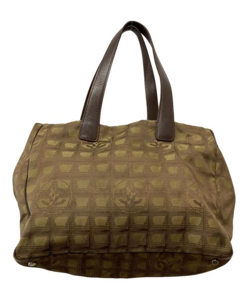 CHANEL（シャネル）CHANEL (シャネル) トラベルラインナイロントートバッグ グリーンの古着・服飾アイテム