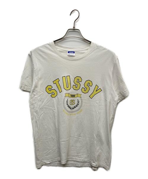 stussy（ステューシー）stussy (ステューシー) 半袖カットソー ホワイト サイズ:Sの古着・服飾アイテム