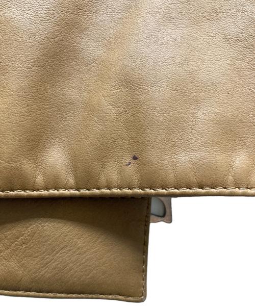 BURBERRY BLACK LABEL（バーバリーブラックレーベル）BURBERRY BLACK LABEL (バーバリーブラックレーベル) ノバチェック柄レザージャケット ブラウン サイズ:Ｍの古着・服飾アイテム