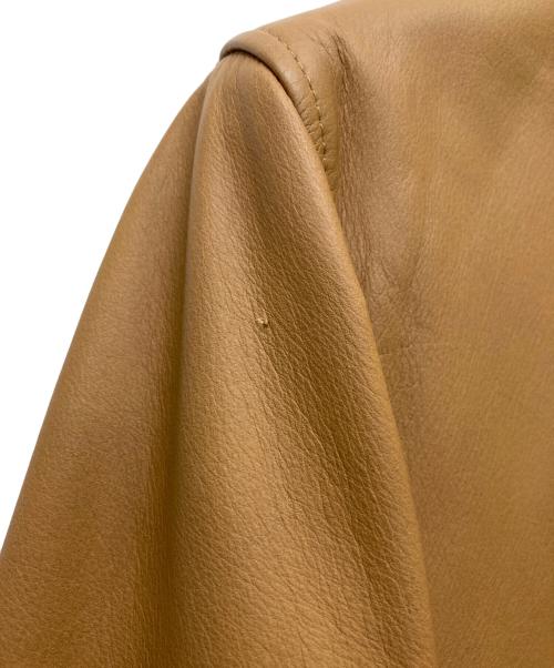 BURBERRY BLACK LABEL（バーバリーブラックレーベル）BURBERRY BLACK LABEL (バーバリーブラックレーベル) ノバチェック柄レザージャケット ブラウン サイズ:Ｍの古着・服飾アイテム