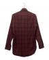 Saint Laurent Paris (サンローランパリ) チェックシャツ レッド サイズ:37：16000円