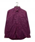 PRADAプラダ）の古着「チェックBDシャツ」｜レッド