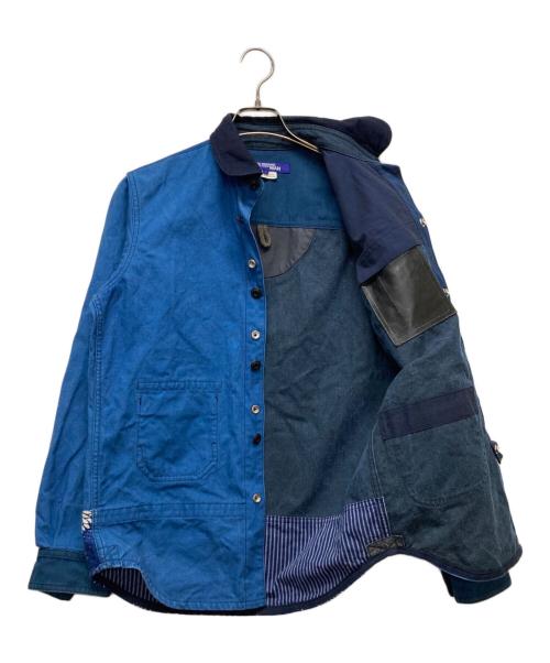 COMME des GARCONS JUNYA WATANABE MAN（コム デ ギャルソン ジュンヤ ワタナベ マン）COMME des GARCONS JUNYA WATANABE MAN (コム デ ギャルソン ジュンヤ ワタナベ マン) ペイズリー柄リバーシブルカバーオール/WO-B003 インディゴ サイズ:Sの古着・服飾アイテム