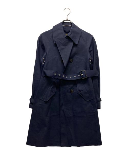 MACKINTOSH（マッキントッシュ）MACKINTOSH (マッキントッシュ) ゴム引きトレンチコート ネイビー サイズ:36の古着・服飾アイテム