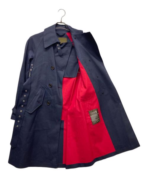 MACKINTOSH（マッキントッシュ）MACKINTOSH (マッキントッシュ) ゴム引きトレンチコート ネイビー サイズ:36の古着・服飾アイテム