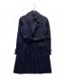 MACKINTOSH（マッキントッシュ）の古着「ゴム引きトレンチコート」｜ネイビー