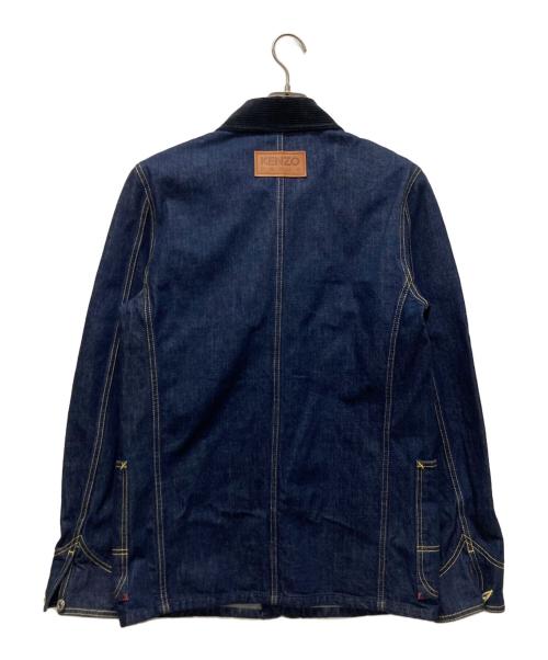 KENZO（ケンゾー）KENZO (ケンゾー) フローラルデニムジャケット インディゴ サイズ:Sの古着・服飾アイテム