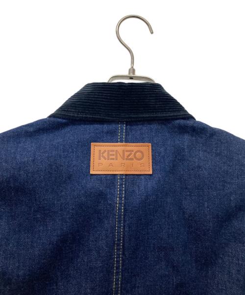 KENZO（ケンゾー）KENZO (ケンゾー) フローラルデニムジャケット インディゴ サイズ:Sの古着・服飾アイテム