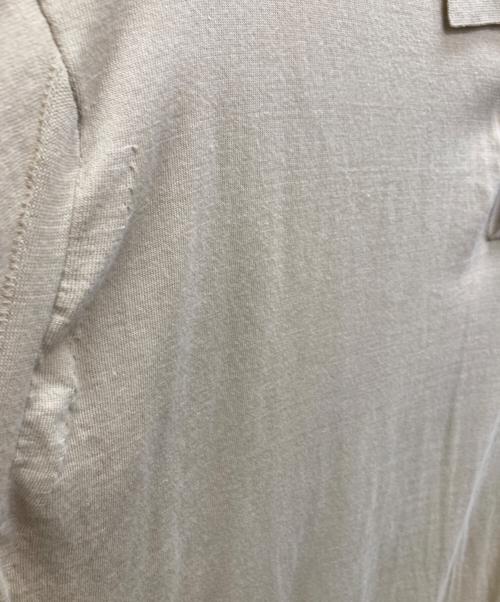 AURALEE（オーラリー）AURALEE (オーラリー) SUPER HIGH GAUGE COTTON KNIT POLO ベージュ サイズ:Lの古着・服飾アイテム
