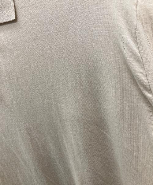 AURALEE（オーラリー）AURALEE (オーラリー) SUPER HIGH GAUGE COTTON KNIT POLO ベージュ サイズ:Lの古着・服飾アイテム