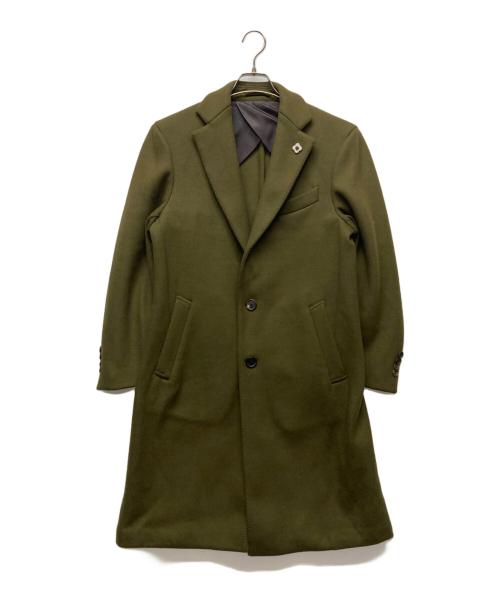 LARDINI（ラルディーニ）LARDINI (ラルディーニ) チェスターコート カーキ サイズ:48の古着・服飾アイテム