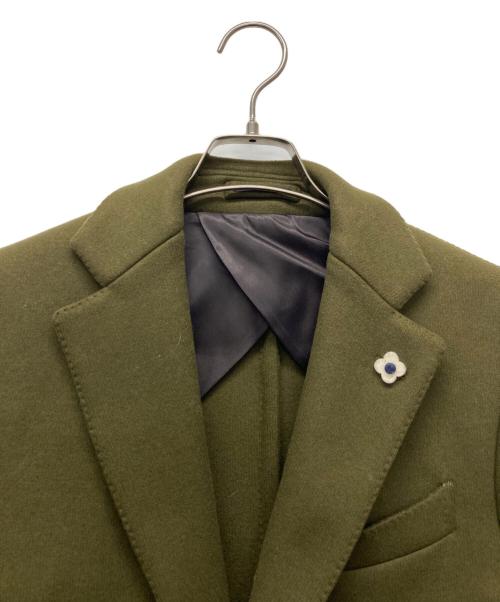 LARDINI（ラルディーニ）LARDINI (ラルディーニ) チェスターコート カーキ サイズ:48の古着・服飾アイテム