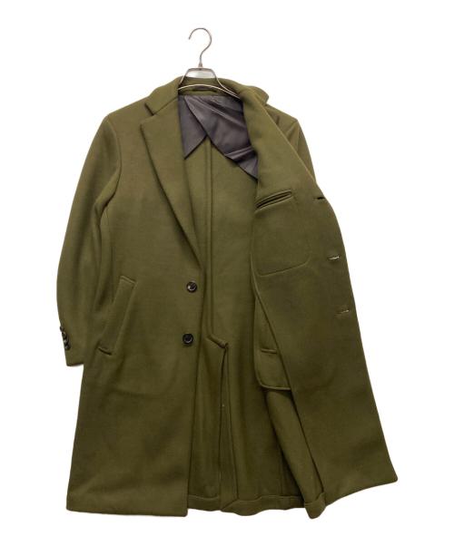 LARDINI（ラルディーニ）LARDINI (ラルディーニ) チェスターコート カーキ サイズ:48の古着・服飾アイテム