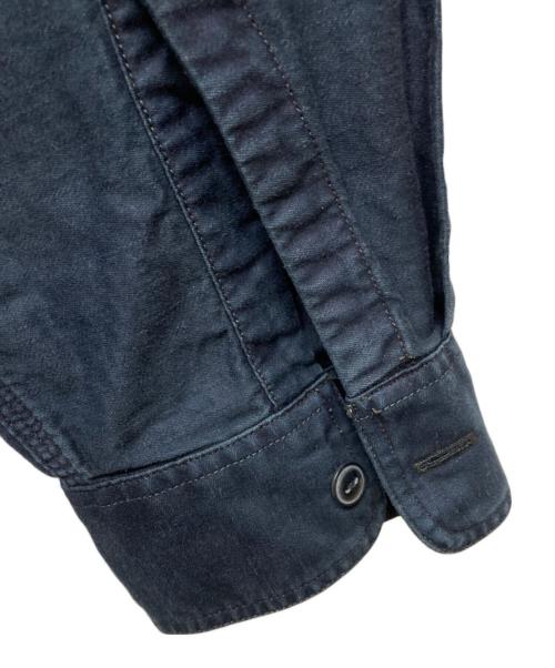 RRL（ダブルアールエル）RRL (ダブルアールエル) コットン リネン サティーン シャツ インディゴ サイズ:Mの古着・服飾アイテム