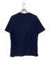 HERMES (エルメス) H刺繍コットンTシャツ ネイビー サイズ:ＸＬ：20000円