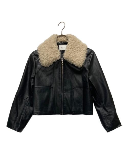 Ameri（アメリ）Ameri (アメリ) 2WAYCOMPACTFAKELEATHER ブラック サイズ:Sの古着・服飾アイテム