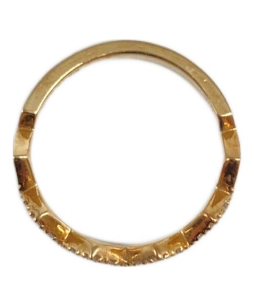 agete（アガット）agete (アガット) K10 ピンキー ダイヤモンド ギザギザ リング サイズ:3号の古着・服飾アイテム