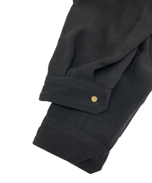 THE RERACS（ザ リラクス）THE RERACS (ザ リラクス) バンドカラーシャツワンピース ブラック サイズ:36の古着・服飾アイテム