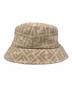 FENDI (フェンディ) FFジャガード バケット ハット ベージュ サイズ:58cm：23000円