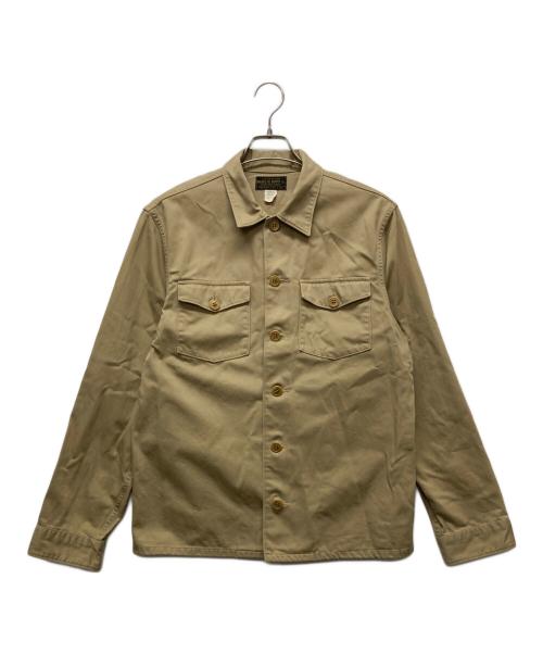 RRL（ダブルアールエル）RRL (ダブルアールエル) Ron Herman (ロンハーマン) 別注ワークシャツ ベージュ サイズ:Mの古着・服飾アイテム