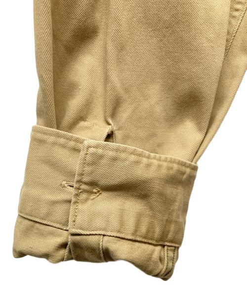 RRL（ダブルアールエル）RRL (ダブルアールエル) Ron Herman (ロンハーマン) 別注ワークシャツ ベージュ サイズ:Mの古着・服飾アイテム