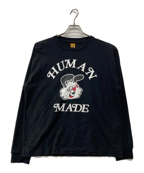 HUMAN MADE（ヒューマンメイド）HUMAN MADE (ヒューマンメイド) GDC WHITE DAY L/S ブラック サイズ:Lの古着・服飾アイテム