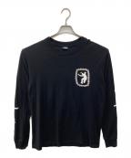 stussy×UNIONステューシー×ユニオン）の古着「コラボプリントカットソー」｜ブラック